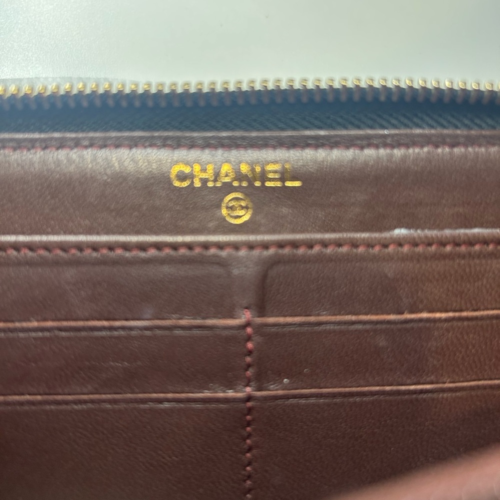 Chanel Lambskin Zip Wallet - Picture 8 of 9